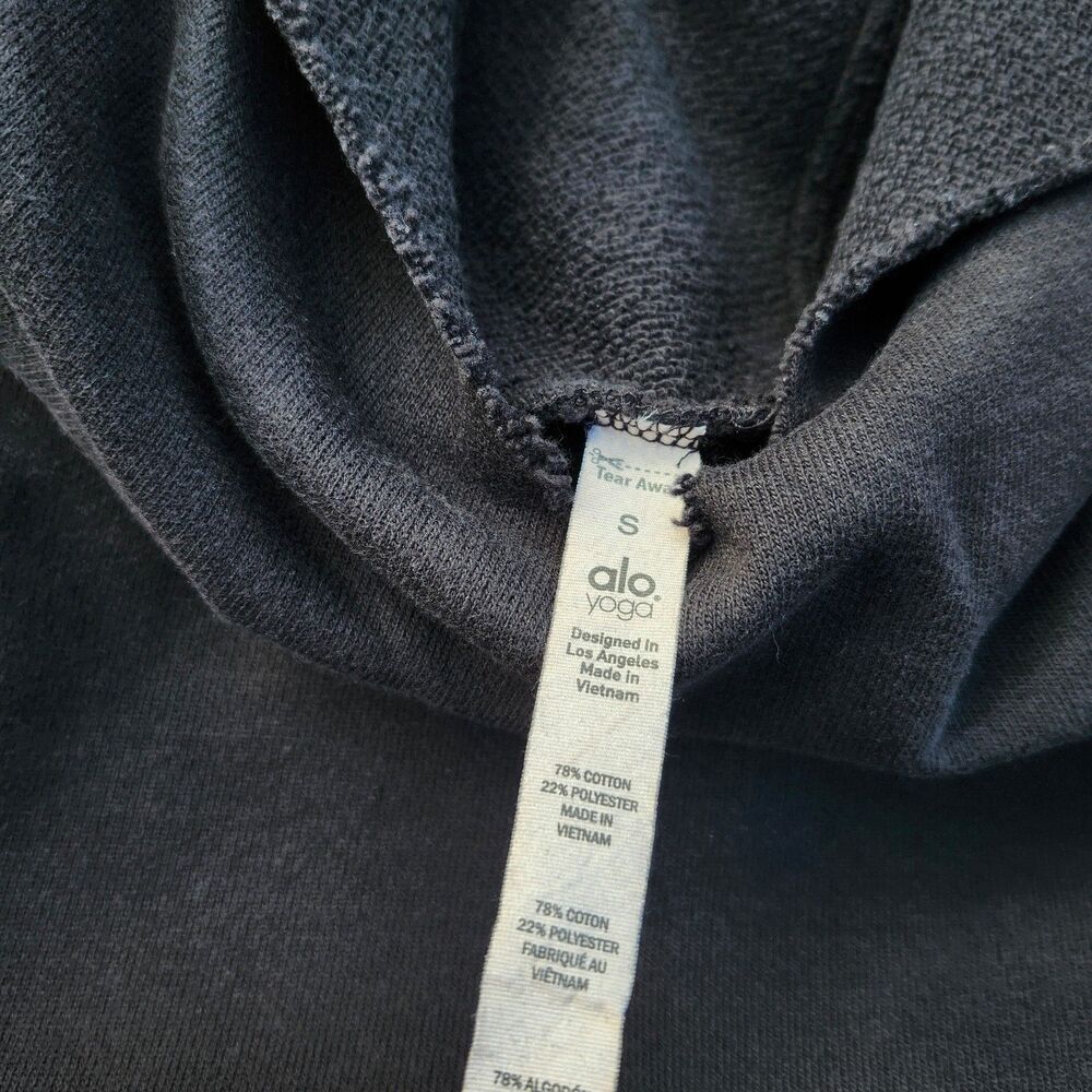 (S) ALO YOGA Oversized Low Key Hoodie - Picture 4 of 5
